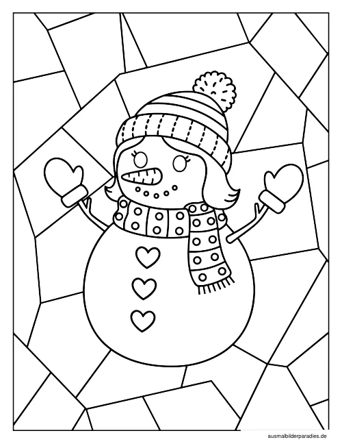 Schneemann Ausmalbilder Schneemann Ausmalbilder kostenlos zum Ausdrucken