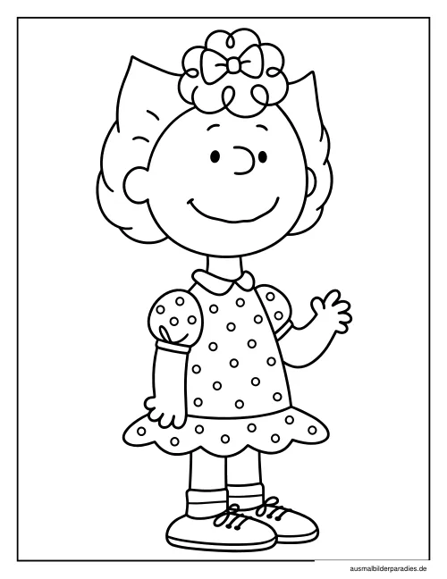 Snoopy Ausmalbild 10 - kostenlos zum Ausdrucken