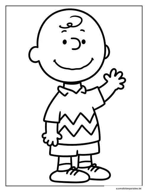 Snoopy Ausmalbild 3 - kostenlos zum Ausdrucken