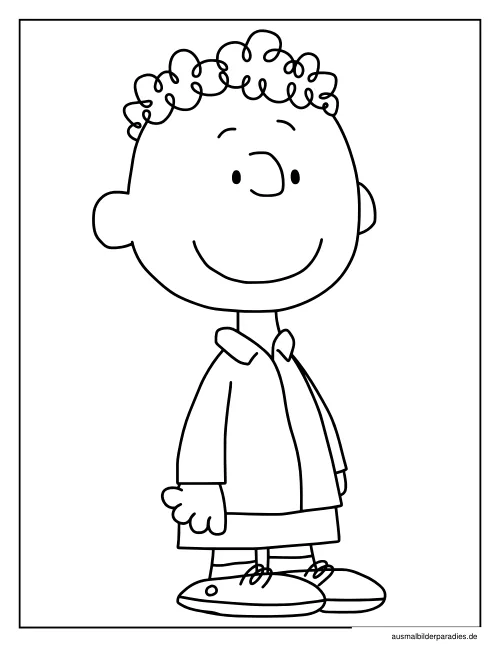 Snoopy Ausmalbild 4 - kostenlos zum Ausdrucken
