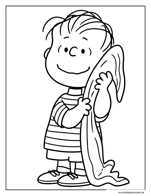 Snoopy Ausmalbild 5 - kostenlos zum Ausdrucken