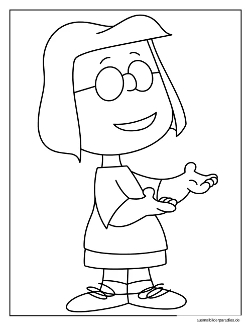 Snoopy Ausmalbild 8 - kostenlos zum Ausdrucken