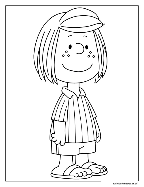 Snoopy Ausmalbild 9 - kostenlos zum Ausdrucken