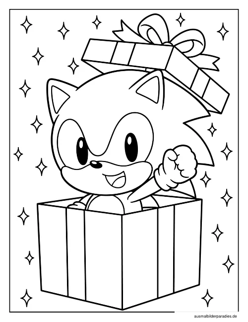 Sonic Ausmalbild 22 als Gratis-PDF Sonic Ausmalbild 22 - kostenlos zum Ausdrucken
