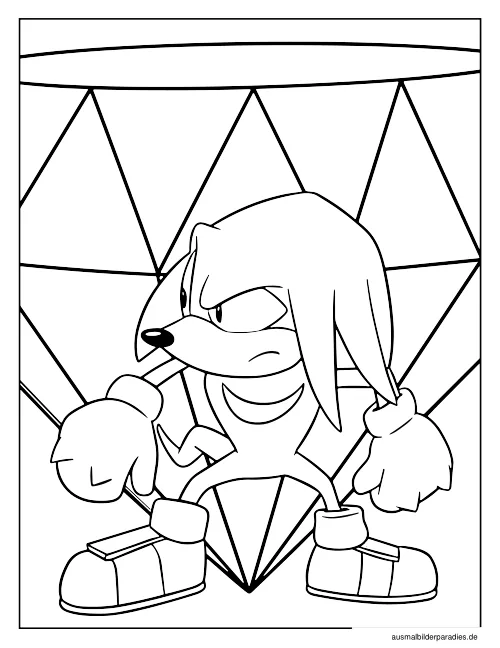 Sonic Ausmalbild 23 als Gratis-PDF Sonic Ausmalbild 23 - kostenlos zum Ausdrucken