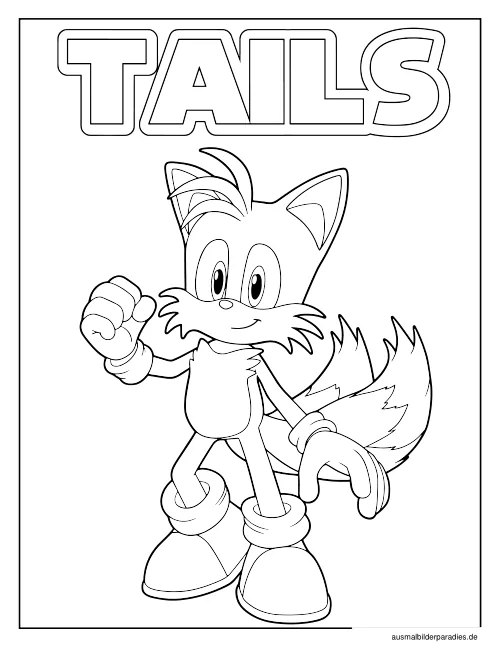 Sonic Ausmalbild 31 als Gratis-PDF Sonic Ausmalbild 31 - kostenlos zum Ausdrucken