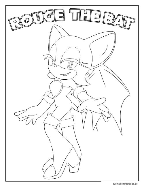 Sonic Ausmalbild 34 als Gratis-PDF Sonic Ausmalbild 34 - kostenlos zum Ausdrucken