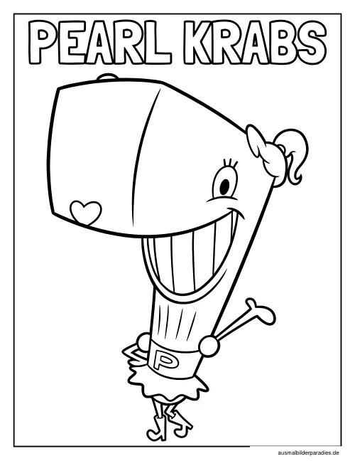 SpongeBob Ausmalbild 20 als Gratis-PDF SpongeBob Ausmalbild 20 - kostenlos zum Ausdrucken