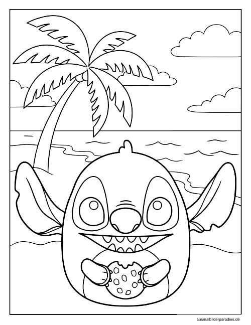 Squishmallow Ausmalbild 13 als Gratis-PDF Squishmallow Ausmalbild 13 - kostenlos zum Ausdrucken