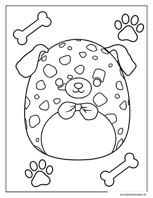 Squishmallow Ausmalbild 15 als Gratis-PDF Squishmallow Ausmalbild 15 - kostenlos zum Ausdrucken
