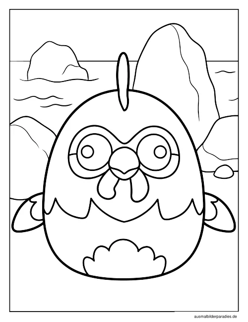 Squishmallow Ausmalbild 22 als Gratis-PDF Squishmallow Ausmalbild 22 - kostenlos zum Ausdrucken
