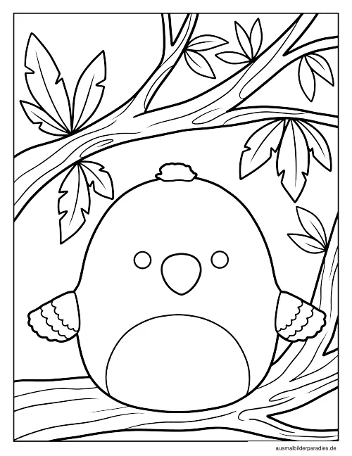 Squishmallow Ausmalbild 30 als Gratis-PDF Squishmallow Ausmalbild 30 - kostenlos zum Ausdrucken
