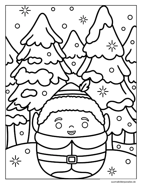 Squishmallow Ausmalbild 7 als Gratis-PDF Squishmallow Ausmalbild 7 - kostenlos zum Ausdrucken