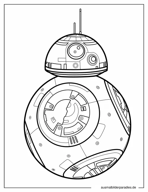 Star Wars Ausmalbild 11 - kostenlos zum Ausdrucken
