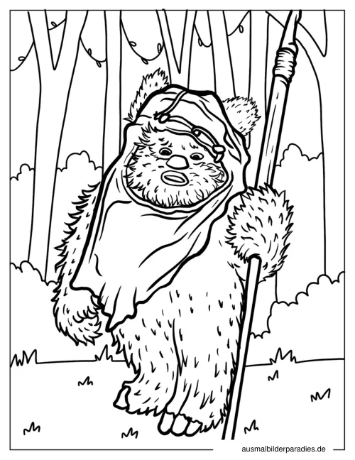 Star Wars Ausmalbild 14 - kostenlos zum Ausdrucken