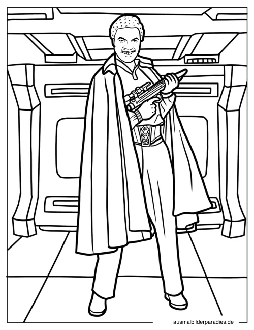 Star Wars Ausmalbild 17 - kostenlos zum Ausdrucken