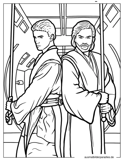 Star Wars Ausmalbild 20 - kostenlos zum Ausdrucken