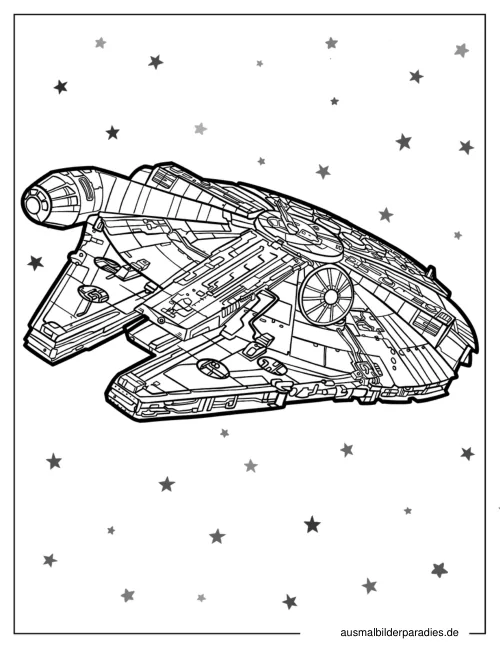 Star Wars Ausmalbild 22 - kostenlos zum Ausdrucken