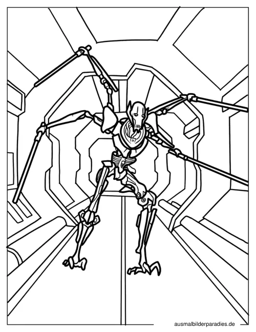 Star Wars Ausmalbild 27 - kostenlos zum Ausdrucken