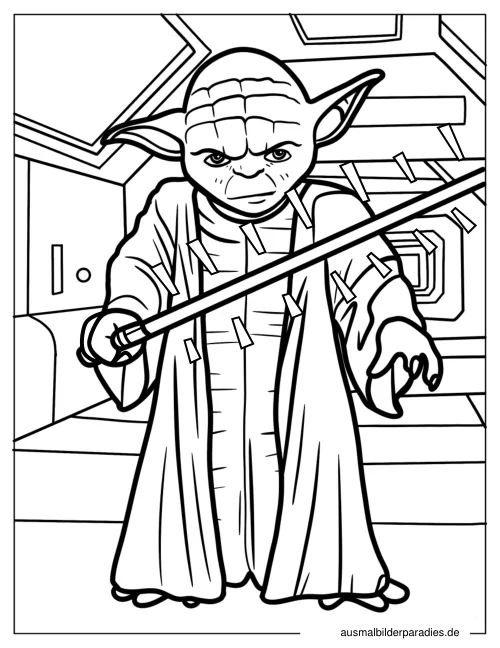 Star Wars Ausmalbild 29 - kostenlos zum Ausdrucken