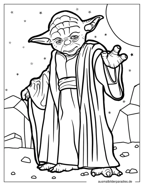 Star Wars Ausmalbild 30 - kostenlos zum Ausdrucken