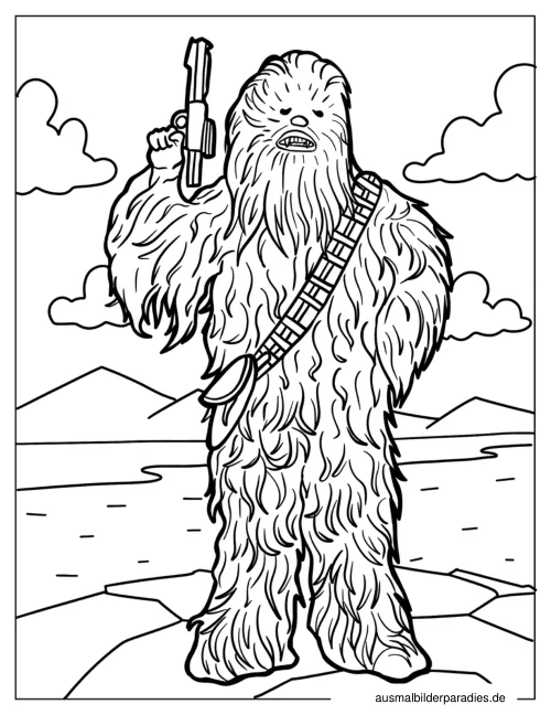 Star Wars Ausmalbild 6 - kostenlos zum Ausdrucken
