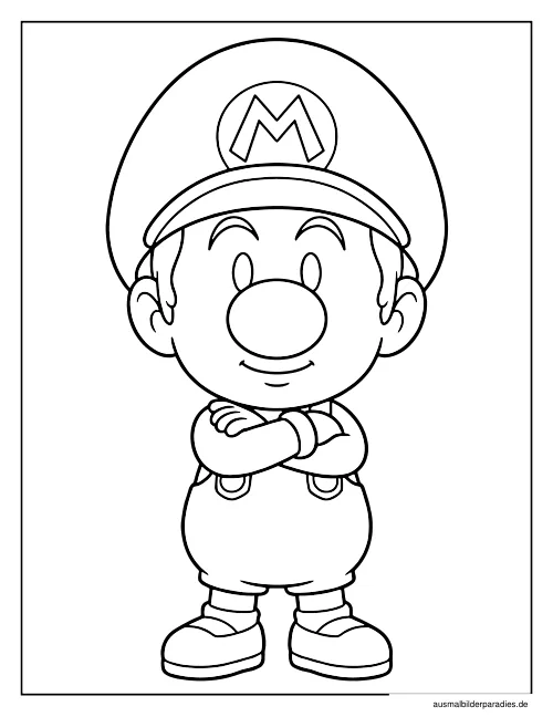 Super Mario Ausmalbilder Super Mario Ausmalbilder kostenlos zum Ausdrucken