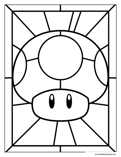 Super Mario Ausmalbild 28 - kostenlos zum Ausdrucken