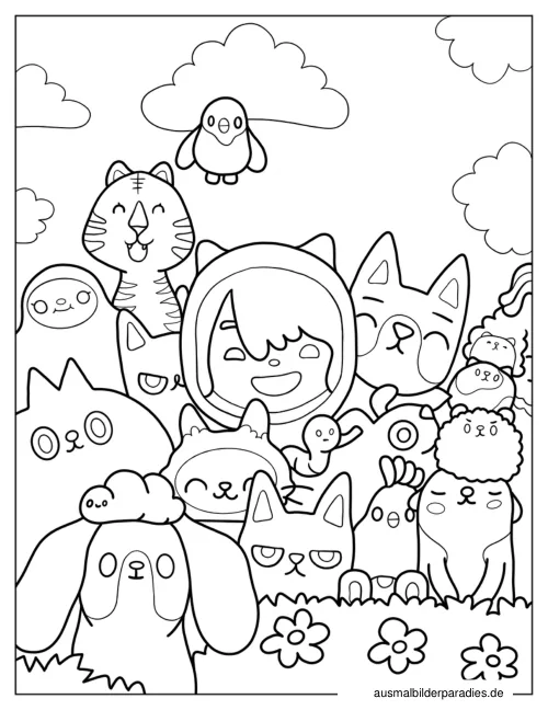 Toca Boca Ausmalbild 21 als Gratis-PDF Toca Boca Ausmalbild 21 - kostenlos zum Ausdrucken