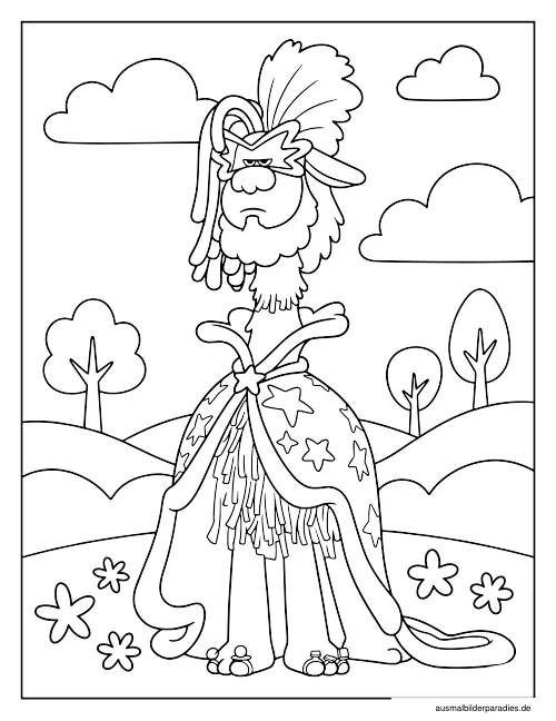 Trolls Ausmalbild 14 als Gratis-PDF Trolls Ausmalbild 14 - kostenlos zum Ausdrucken
