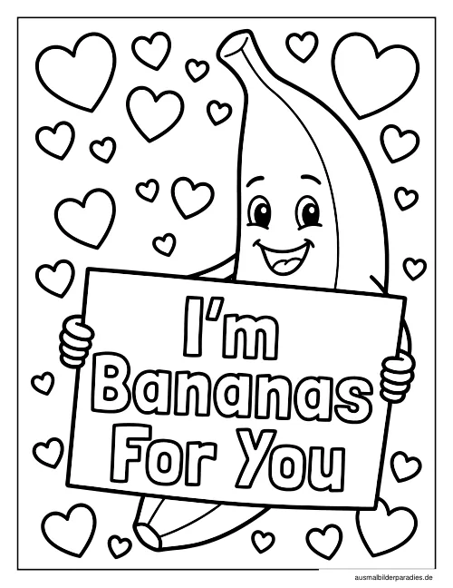 Valentinstag Ausmalbild 30 - kostenlos zum Ausdrucken