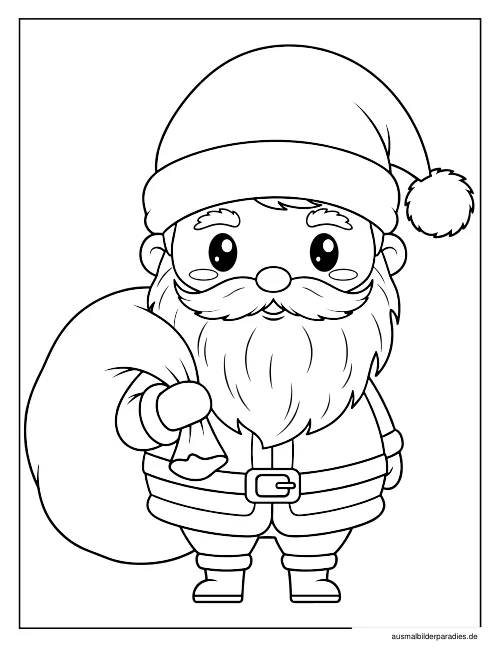 Weihnachten Ausmalbild 17 - kostenlos zum Ausdrucken