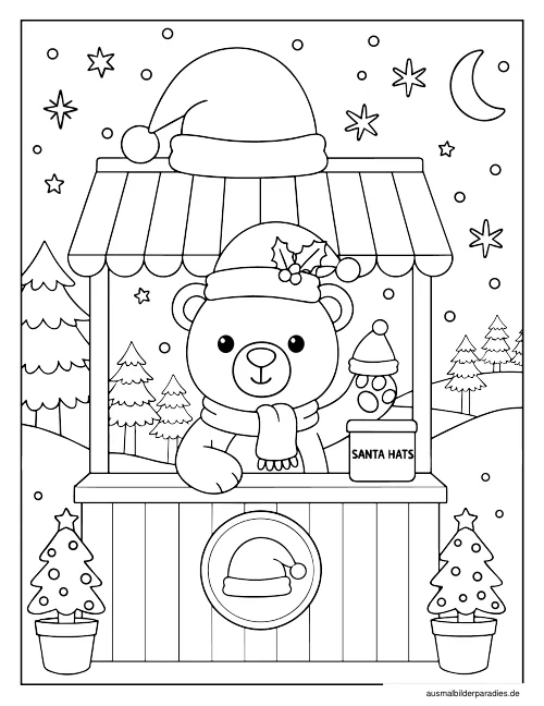 Weihnachten Ausmalbild 20 - kostenlos zum Ausdrucken
