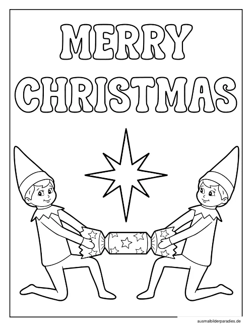 Weihnachten Ausmalbild 24 - kostenlos zum Ausdrucken