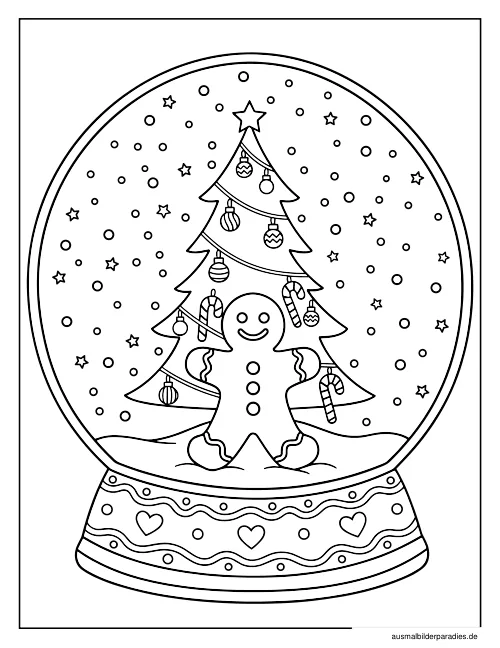 Weihnachten Ausmalbild 27 - kostenlos zum Ausdrucken
