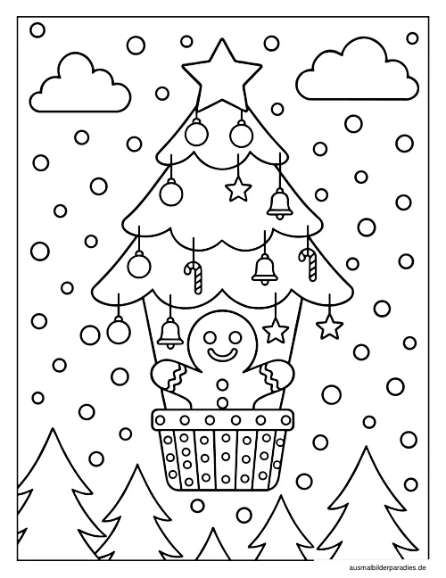 Weihnachten Ausmalbild 30 - kostenlos zum Ausdrucken