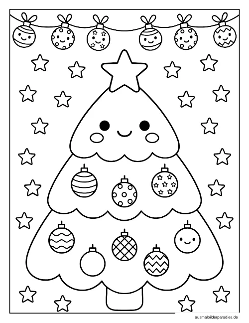 Weihnachten Ausmalbild 35 - kostenlos zum Ausdrucken