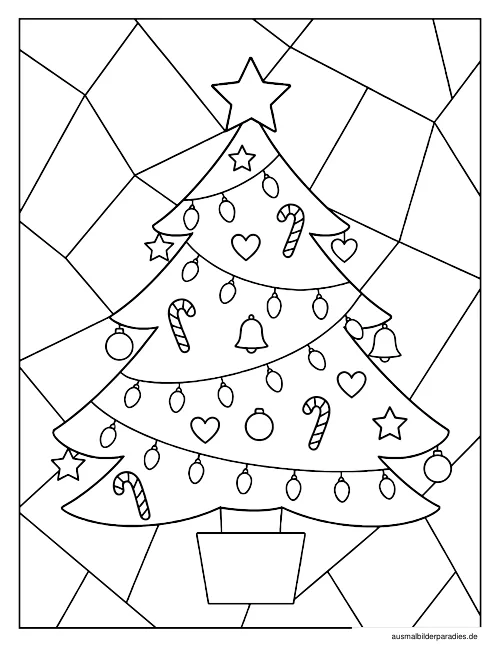 Weihnachten Ausmalbild 6 - kostenlos zum Ausdrucken