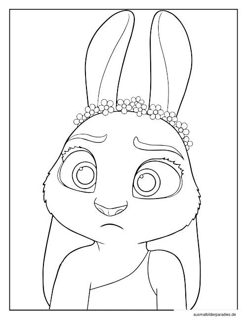 Zootopia Ausmalbild 21 als Gratis-PDF Zootopia Ausmalbild 21 - kostenlos zum Ausdrucken